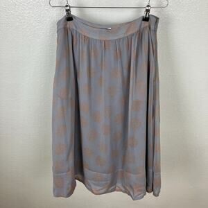 Theory 100% Silk Skirt Size 8 Karissa Bonita Chiffon Fairy Floral Flowy Summer